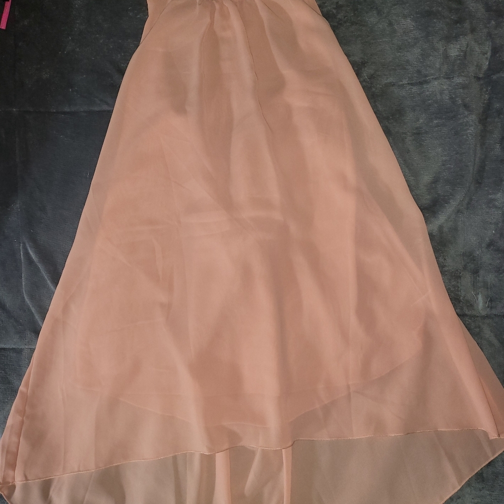 Peach coverup dress